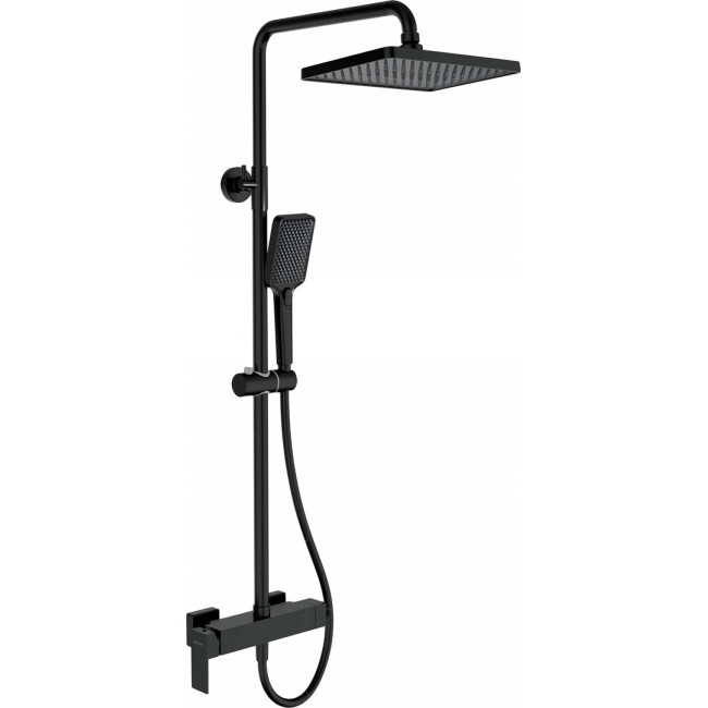 Rain shower with shower faucet