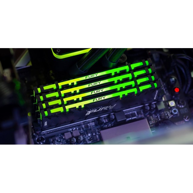 Kingston Technology FURY 16GB 3200MT/s DDR4 CL16 DIMM 1Gx8 Renegade RGB Kingston Technology FURY 16GB 3200MT/s DDR4 CL16 DIMM 1Gx8 Renegade RGB