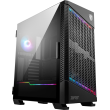 MSI MPG VELOX 100P AIRFLOW Mid Tower Gaming Computer Case 'Black, 3x 120mm Fan + 1x 120mm ARGB Fan, ARGB light strip, USB Type-C, 1x Tempered Glass, Center, E-ATX, ATX, mATX, mini-ITX'