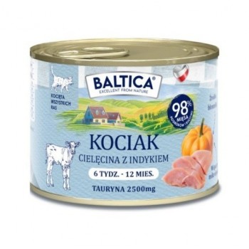 BALTICA Smaki region w Kitten Veal with turkey - wet cat food - 185g
