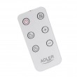 Convection heater Adler AD 7752 LCD with remote control White
