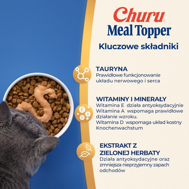 INABA Churu Meal Topper Tuna with salmon - cat treats - 4 x 14g INABA Churu Meal Topper Tuna with salmon - cat treats - 4 x 14g