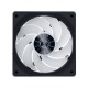 Lian Li 12RCL1W3B computer cooling system Computer case Fan 12 cm Black
