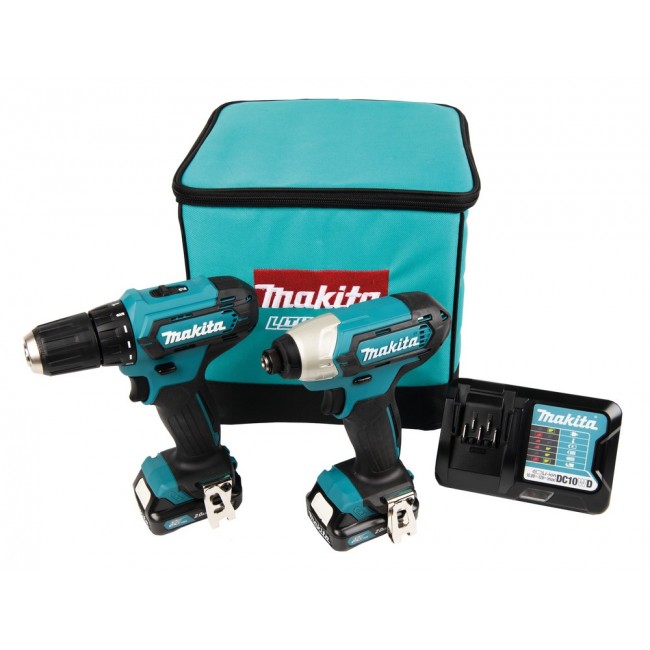 Makita CLX224A Battery Toolbox 12V MAX 2 x 2.0 Ah