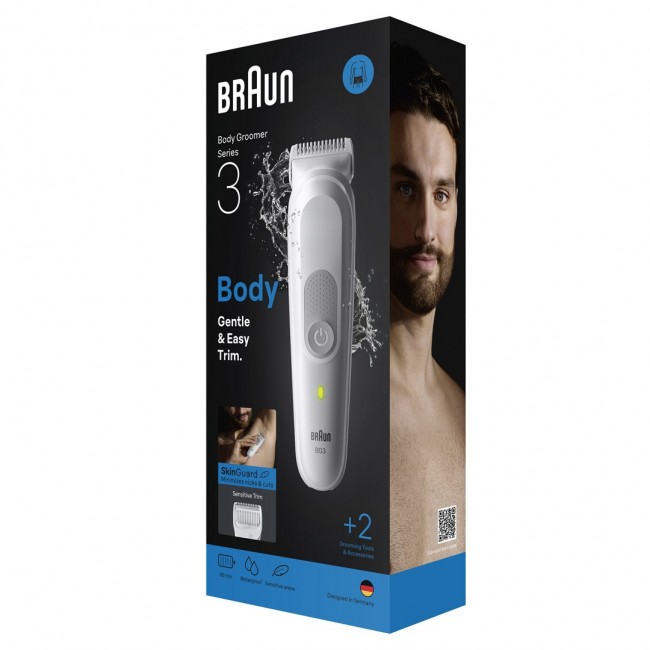 Braun Series 3 80789711 body groomer/shaver Light grey