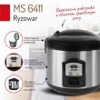 Mesko MS 6411 rice cooker Black,Stainless steel 1000 W