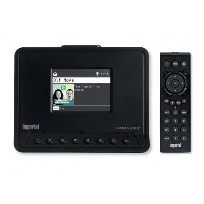 Telestar IMPERIAL DABMAN i410 BT Internet Analog & digital Black