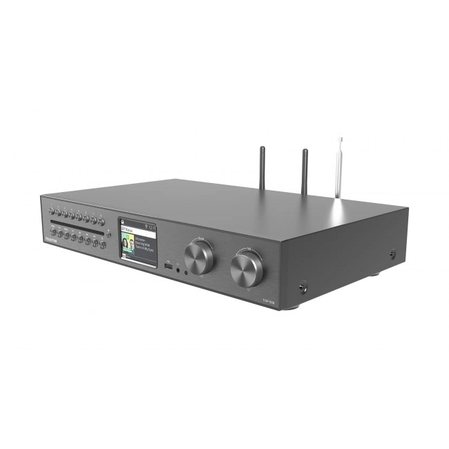 Telestar 5700550 radio Internet Digital Black, Metallic
