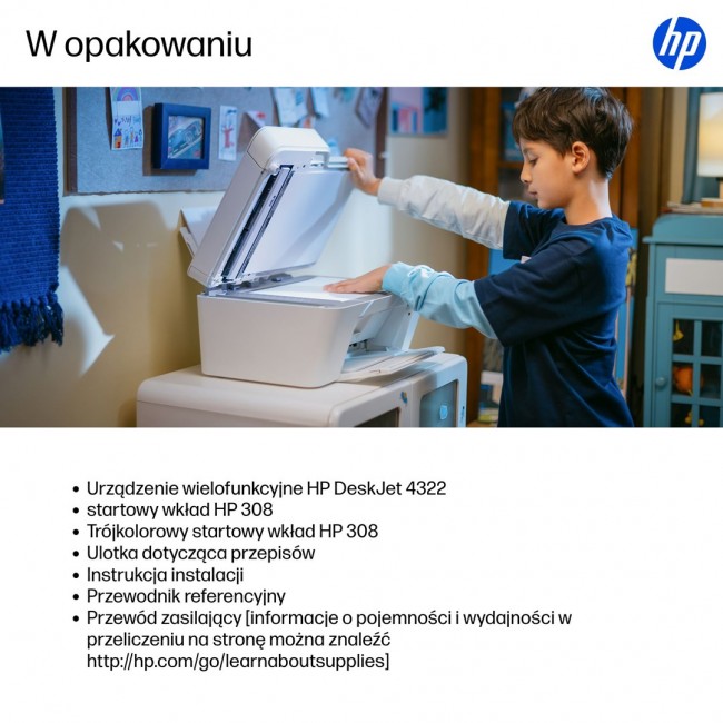 HP DeskJet 4322 Wireless All-in-One Color Printer