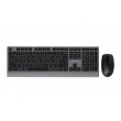 Gembird KBS-WPS-02-CYRL Dual-mode slim wireless desktop set, 2.4G+BT, RU layout