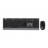 Gembird KBS-WPS-02-CYRL Dual-mode slim wireless desktop set, 2.4G+BT, RU layout