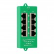 Extralink Gigabit PoE Injector 4 Portowy Active, 4 ports Gigabit 802.3at/af, Mode A