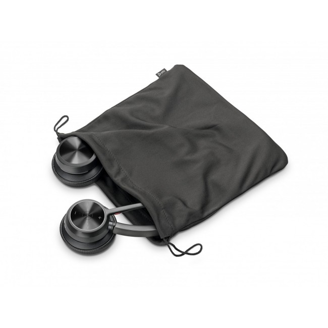 POLY Voyager 4320 UC Stereo USB-A Headset +BT700 USB-A Adapter +Charging Stand