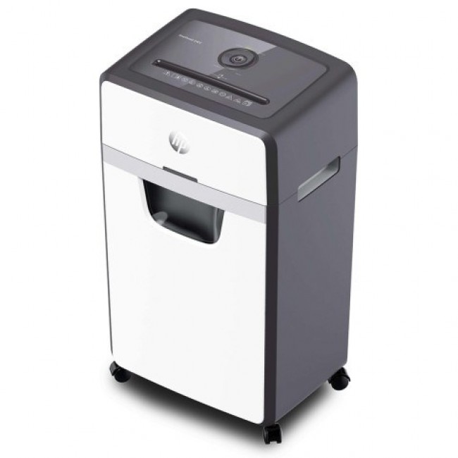 HP ONESHRED 24CC shredder, cut-offs, P-4, 24 cards, 30l, light grey HP ONESHRED 24CC shredder, cut-offs, P-4, 24 cards, 30l, light grey