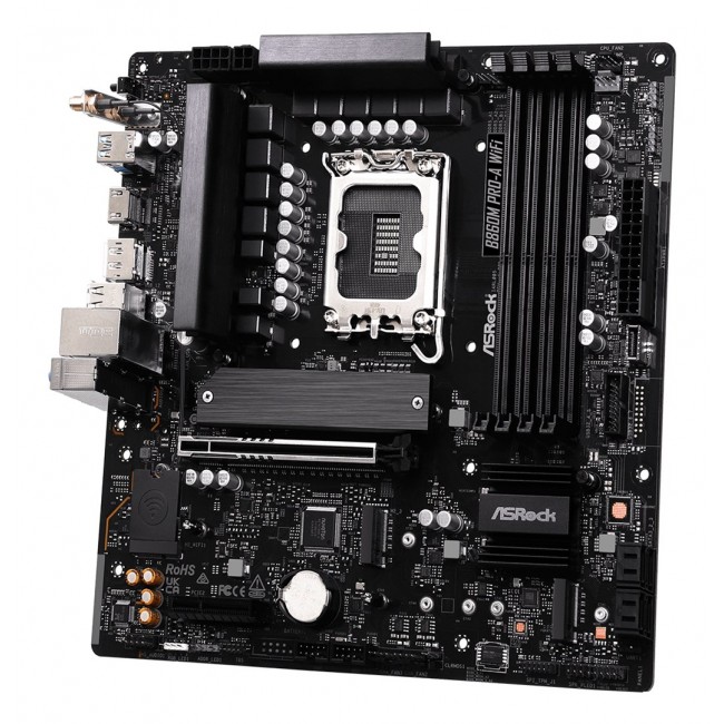 Asrock B860M Pro-A WiFi Intel B860 LGA 1851 (Socket V1) micro ATX Asrock B860M Pro-A WiFi Intel B860 LGA 1851 (Socket V1) micro ATX