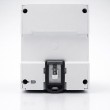 Qoltec 50980 Three-phase electronic meter with reset | DIN rail energy consumption meter | 400V | 100A | LCD | LED | 4P