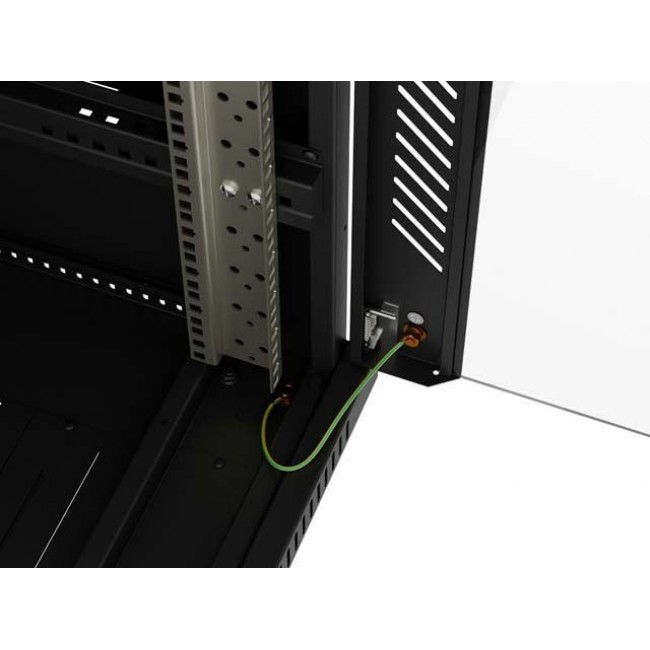 Lanberg FF01-6618-12B rack cabinet 18U Freestanding rack Black Lanberg FF01-6618-12B rack cabinet 18U Freestanding rack Black