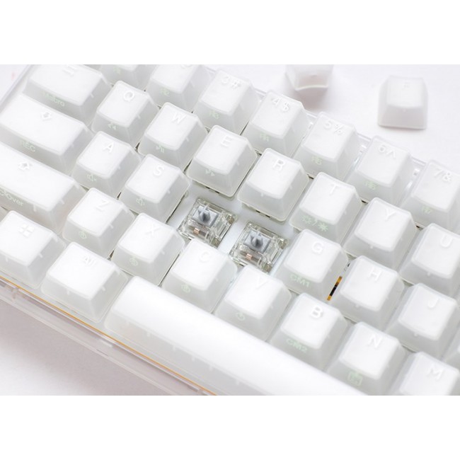 Ducky One 3 Aura White SF keyboard Gaming USB QWERTY US International Ducky One 3 Aura White SF keyboard Gaming USB QWERTY US International