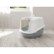 SAVIC Nestor Jumbo White-Grey covered cat litter box 66.5x48.5x46.5 cm 1 pc. SAVIC Nestor Jumbo White-Grey covered cat litter box 66.5x48.5x46.5 cm 1 pc.