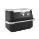 Ninja AF500EU fryer Double 10.4 L Stand-alone 2470 W Hot air fryer Black, Stainless steel