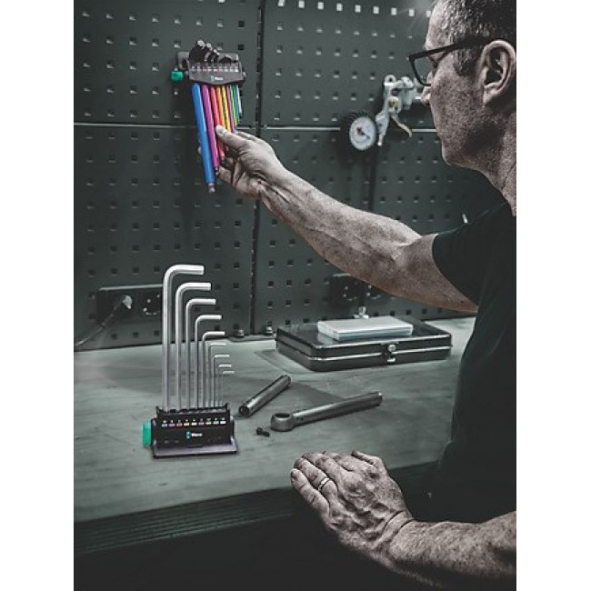 Wera 05022102001 hex key L-shaped hex key set Metric 9 pc(s)
