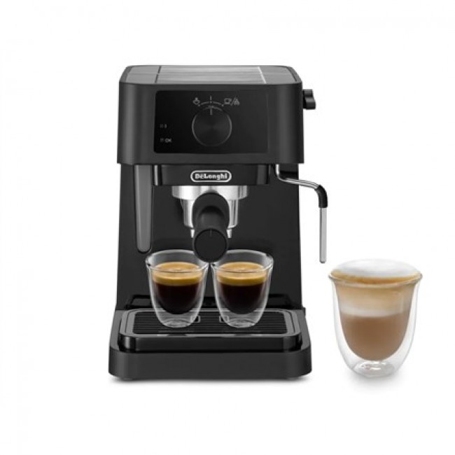 Delonghi | Coffee Maker | EC230 | Pump pressure 15 bar | Built-in milk frother | Semi-automatic | 360 rotational base No | 1100 W | Black