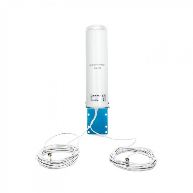 Qoltec 57044 4G LTE DUAL antenna | 5dBi | omnidirectional | outdoor Qoltec 57044 4G LTE DUAL antenna | 5dBi | omnidirectional | outdoor