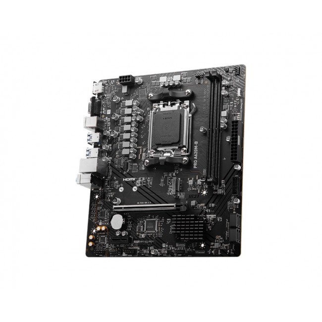 MSI PRO A620M-B motherboard AMD A620 Socket AM5 micro ATX MSI PRO A620M-B motherboard AMD A620 Socket AM5 micro ATX