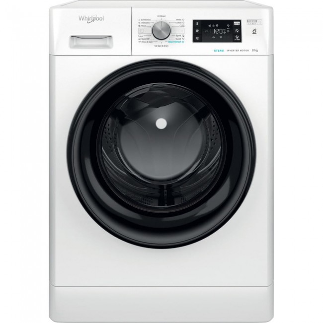 Whirlpool FFB 8458 BV EE washing machine Front-load 8 kg 1351 RPM White Whirlpool FFB 8458 BV EE washing machine Front-load 8 kg 1351 RPM White