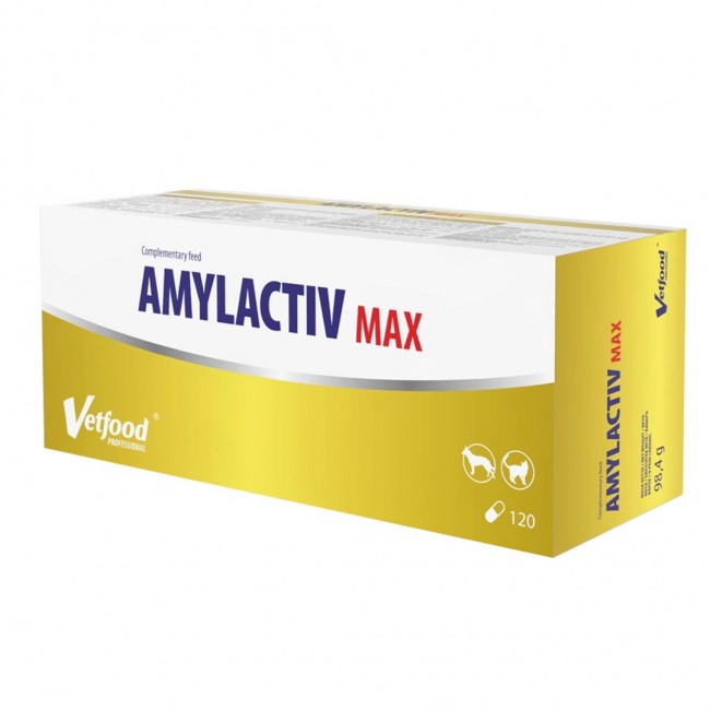 VETFOOD Amylactiv Max - supplements for dogs and cats - 120 pcs VETFOOD Amylactiv Max - supplements for dogs and cats - 120 pcs