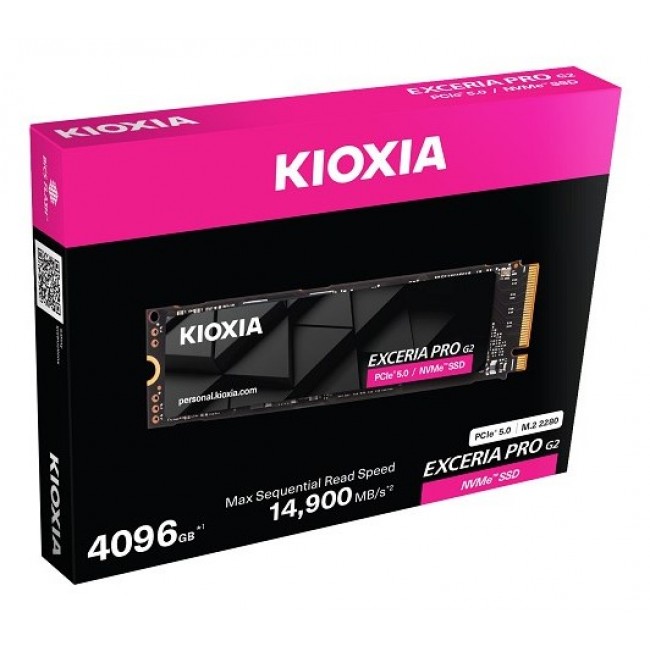 Kioxia Exceria PRO G2 4 TB M.2 PCI Express 5.0 NVMe BiCS FLASH TLC