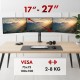 Maclean 3 monitor mount, gas spring, 17
