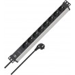 Brennenstuhl 1390007308 power extension 2 m 8 AC outlet(s) Indoor Black, Silver Brennenstuhl 1390007308 power extension 2 m 8 AC outlet(s) Indoor Black, Silver