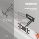 ONKRON Tilting and swiveling TV bracket for 40