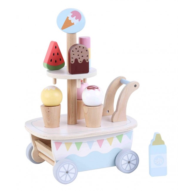 Promis Trolley, wooden ice cream parlor for children