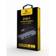 Gembird A-CM-COMBO2-01 USB Type-C 2-in-1 multi-port adapter (Hub + HDMI) Gembird A-CM-COMBO2-01 USB Type-C 2-in-1 multi-port adapter (Hub + HDMI)