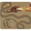 Razer Gigantus V2 Large Counter-Strike 2 Gaming mouse pad Gold, Yellow