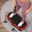 Extralink Moonwalk Spin Move Platofrma Wibracyjna do Cwiczen Fitness 200W czerwona