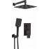 Concealed shower set