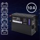 Qoltec Smart Monolith Battery Charger for LiFePO4 AGM GEL SLA batteries | 10A | 24V Qoltec Smart Monolith Battery Charger for LiFePO4 AGM GEL SLA batteries | 10A | 24V