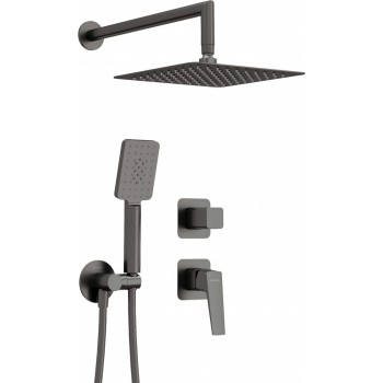 Concealed shower set