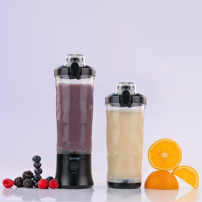 Sponge Cordless cup blender 0.6l Black Sponge Cordless cup blender 0.6l Black