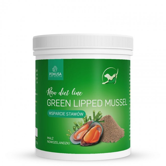 POKUSA RawDietLine Green Lipped Mussel - supplements for dogs and cats - 150g POKUSA RawDietLine Green Lipped Mussel - supplements for dogs and cats - 150g