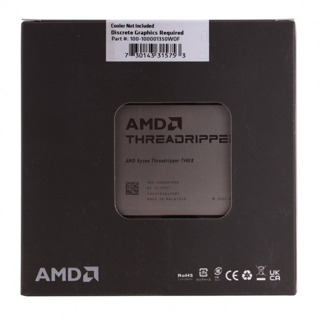 AMD Ryzen Threadripper 7980X processor 3.2 GHz 256 MB L3 Box