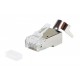 Equip Cat 8.1 RJ45 Shielded Plug, 50pcs/Set