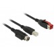 DeLOCK 85489 USB cable USB 2.0 3 m USB B Black