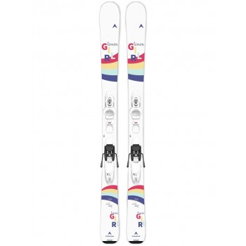 DYNASTAR Lemon Girl skis + LOOK Kid4 bindings - 12