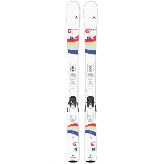 DYNASTAR Lemon Girl skis + LOOK Kid4 bindings - 12