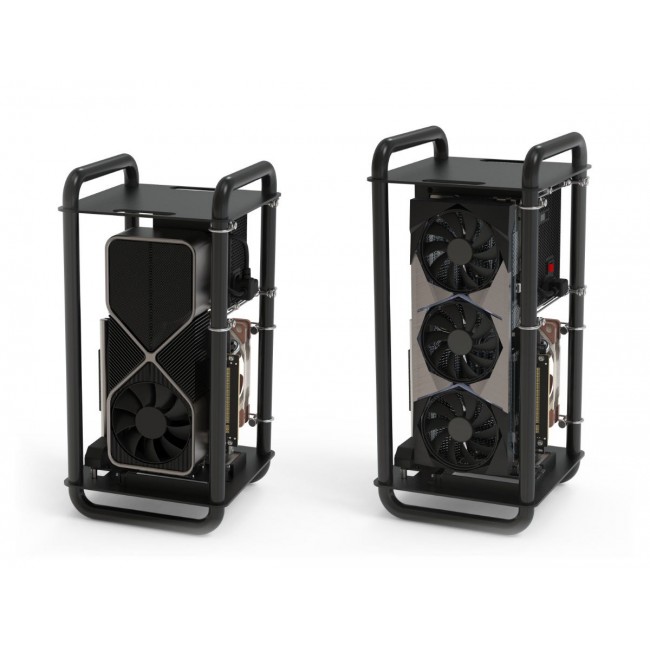Streacom DA6 XL Vertical Open Frame ITX Case