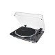 Audio-Technica AT-LP70XBT Belt-drive audio turntable Black, Silver Fully automatic